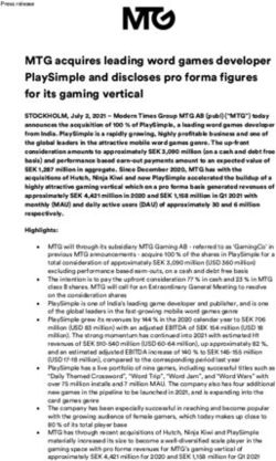 MTG acquires leading word games developer PlaySimple and discloses pro forma figures for its gaming vertical - Cision