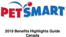 2019 BENEFITS HIGHLIGHTS GUIDE CANADA - PETSMART BENEFITS