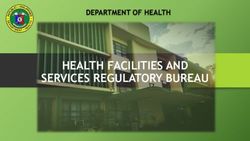 HEALTH FACILITIES AND SERVICES REGULATORY BUREAU - DEPARTMENT OF HEALTH - Philippine ...