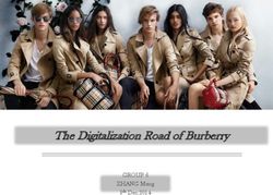 The Digitalization Road of Burberry - GROUP 6 ZHANG Meng 9th Dec.2014