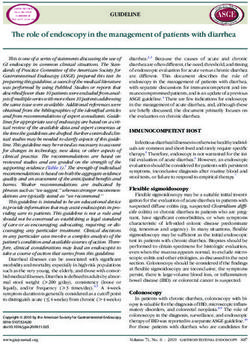 The role of endoscopy in the management of patients with diarrhea
