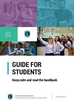 GUIDE FOR STUDENTS Keep calm and read the handbook