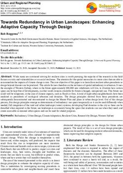 Towards Redundancy in Urban Landscapes: Enhancing Adaptive Capacity Through Design - Citta Ideale