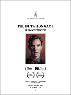 THE IMITATION GAME PRODUCTION NOTES