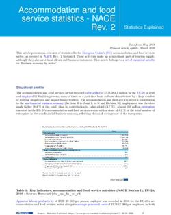 Accommodation and food service statistics - NACE - European ...