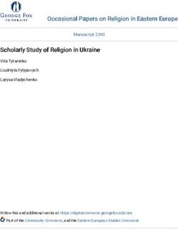 Occasional Papers on Religion in Eastern Europe - Digital Commons ...