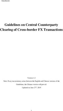 Guidelines on Central Counterparty Clearing of Cross-border FX Transactions