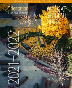 WILDCAT STUDENT GUIDE - Orientation & New Student Programs - CSU, Chico