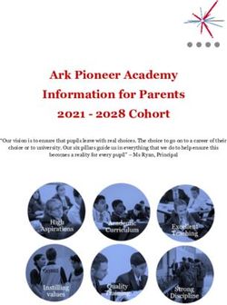 Ark Pioneer Academy Information for Parents 2021 - 2028 Cohort 2028 ...