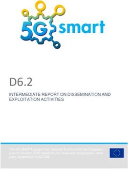 D6.2 INTERMEDIATE REPORT ON DISSEMINATION AND EXPLOITATION ACTIVITIES - The 5G-SMART project has received funding from the European Union's ...