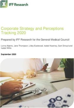 Corporate Strategy and Perceptions Tracking 2020 - Prepared by IFF Research for the General Medical Council Lorna Adams, Jane Thompson, Libby ...