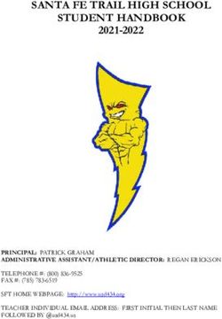 SANTA FE TRAIL HIGH SCHOOL STUDENT HANDBOOK