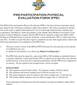 PRE-PARTICIPATION PHYSICAL EVALUATION FORM (PPE) - ihsaa