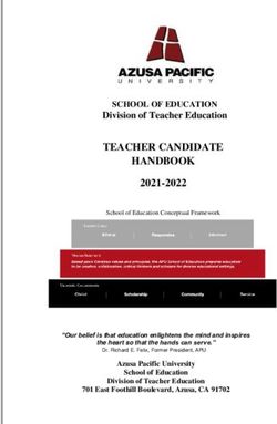 TEACHER CANDIDATE HANDBOOK 2021-2022 - Azusa Pacific ...