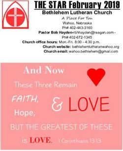 THE STAR February 2019 - Bethlehem Lutheran Church - Worship