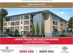 LAUNCH SPECIAL FOR CASH PURCHASERS: PRIME INVESTMENT - IGrow Wealth Investments