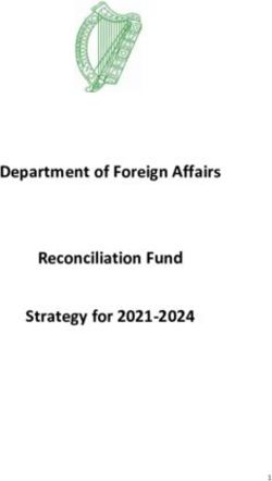 Department of Foreign Affairs Reconciliation Fund Strategy for 2021-2024 - DFA