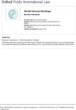 World Natural Heritage - Kerstin Odendahl - Oxford Public International Law