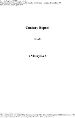 Country Report (Draft) - UNCRD