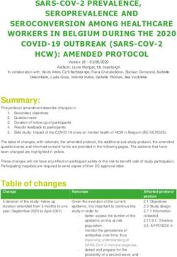 SARS-COV-2 PREVALENCE, SEROPREVALENCE AND SEROCONVERSION AMONG HEALTHCARE WORKERS IN BELGIUM DURING THE 2020 COVID-19 OUTBREAK (SARS-COV-2 HCW): ...