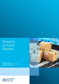Research on Postal Markets - Universal Postal Union