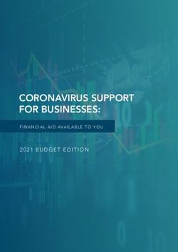 CORONAVIRUS SUPPORT FOR BUSINESSES: 2021 BUDGET EDITION FINANCIAL AID AVAILABLE TO YOU - Ascend Broking Ltd