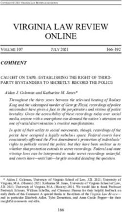 VIRGINIA LAW REVIEW ONLINE