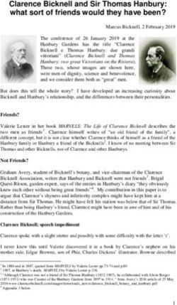 Clarence Bicknell and Sir Thomas Hanbury: what sort of friends would they have been? - Sir Thomas Hanbury. Their relationship.