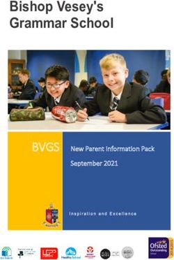 Bishop Vesey's Grammar School - BVGS New Parent Information Pack September 2021 - Bishop Vesey's ...