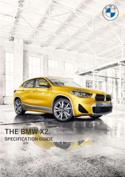THE BMW X2. SPECIFICATION GUIDE
