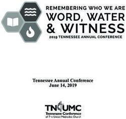 Tennessee Annual Conference June 14, 2019 - Tennessee ...