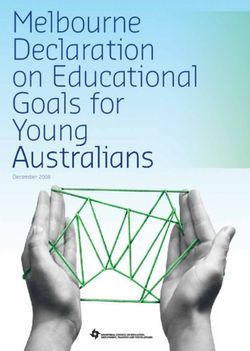 Melbourne Declaration on Educational Goals for Young Australians - December 2008