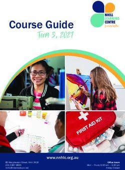 Course Guide Term 3, 2021 - www.nnhlc.org.au