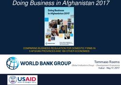Doing Business in Afghanistan 2017 - Tommaso Rooms Global Indicators Group -Development Economics Kabul - May 17, 2017