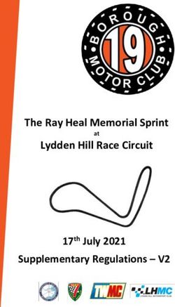 The Ray Heal Memorial Sprint Lydden Hill Race Circuit - Supplementary Regulations - V2
