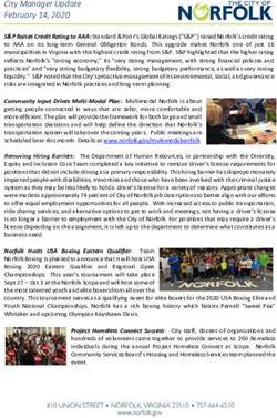 City Manager Update February 14, 2020 - City of Norfolk