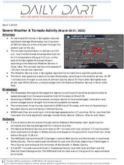 Severe Weather & Tornado Activity (March 30-31, 2022) Arkansas - WSP USA ...