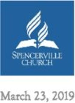 March 23, 2019 - Spencerville Seventh-day Adventist Church