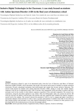 Inclusive Digital Technologies in the Classroom: A case study focused on students with Autism Spectrum Disorder (ASD) in the final years of ...