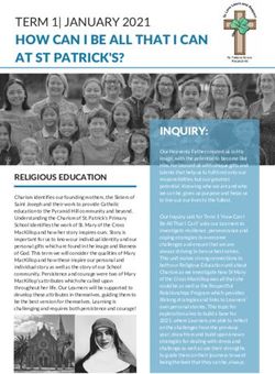 HOW CAN I BE ALL THAT I CAN AT ST PATRICK'S? - St Patrick's, Pyramid Hill