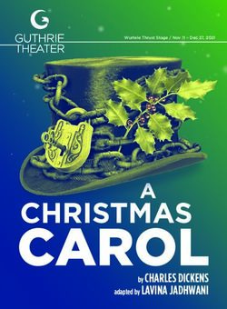 By CHARLES DICKENS adapted by LAVINA JADHWANI - Wurtele Thrust Stage / Nov 11 - Dec 27, 2021