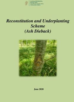 Reconstitution and Underplanting - Scheme (Ash Dieback) - June 2020 - DAFM
