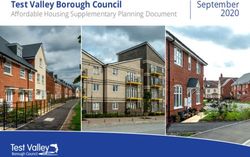 Test Valley Borough Council - Affordable Housing Supplementary Planning Document September 2020