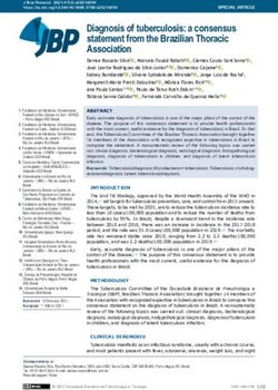 Diagnosis of tuberculosis: a consensus statement from the Brazilian Thoracic Association - Jornal Brasileiro de Pneumologia