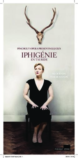 IPHIG&Eacute;NIE EN TAURIDE BLOOD ON THEIR HANDS - MOBLE PTY LTD