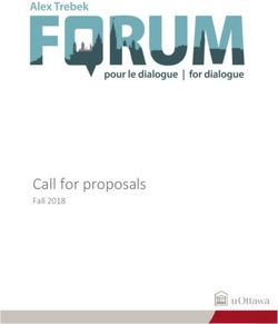 Call for proposals Fall 2018 - uOttawa