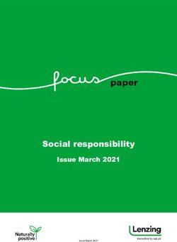 Social responsibility - Issue March 2021 - Lenzing