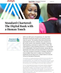 Standard Chartered: The Digital Bank with a Human Touch - Avaya