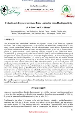 Evaluation of Argemone mexicana Linn. Leaves for wound healing activity