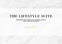 THE LIFESTYLE SUITE REPRESENTING AUSTRALIA'S LEADING HEALTH AND LIFESTYLE EXPERTS